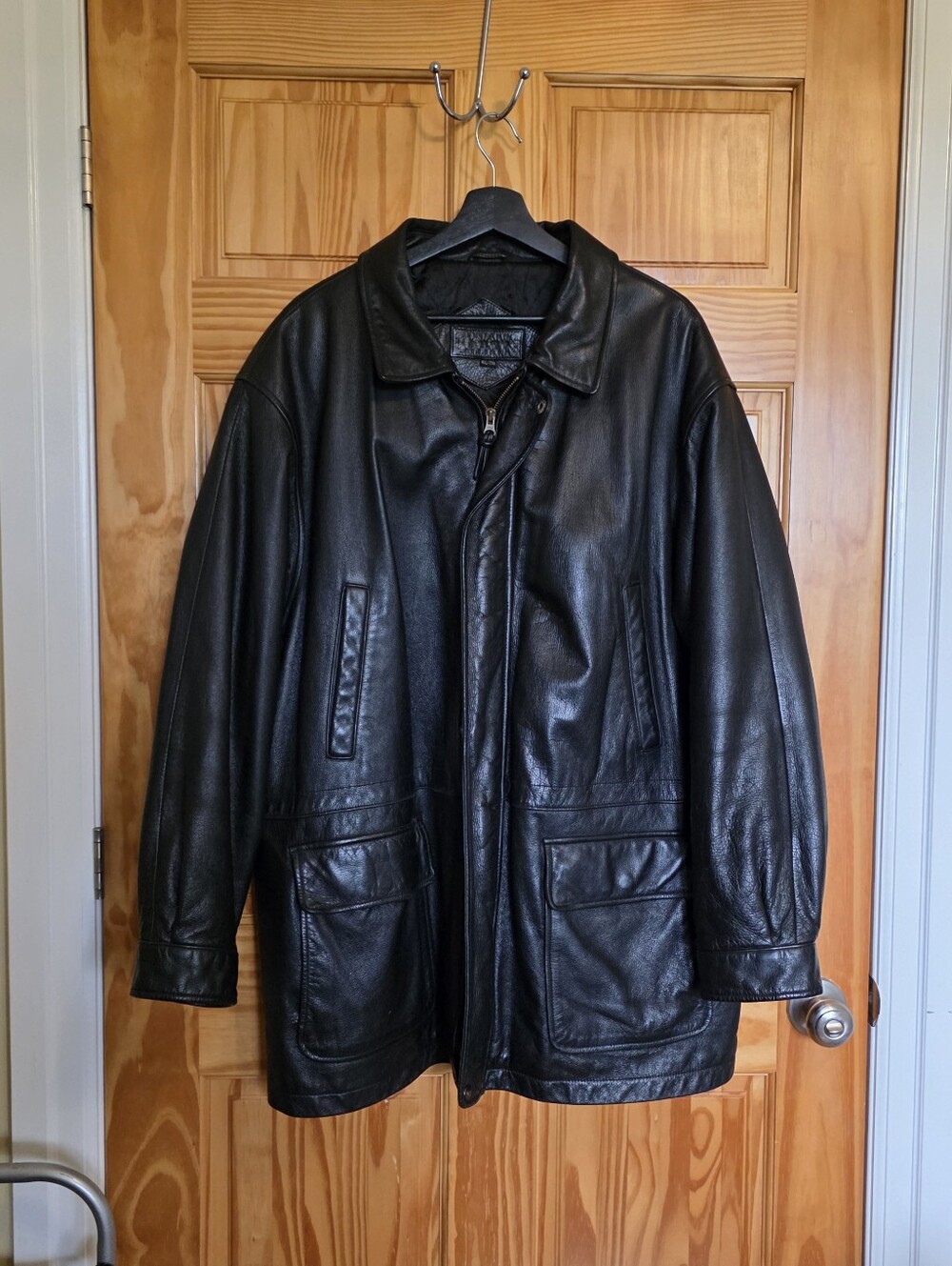 Bostonian Men's Size XXL Genuine Leather Jacket